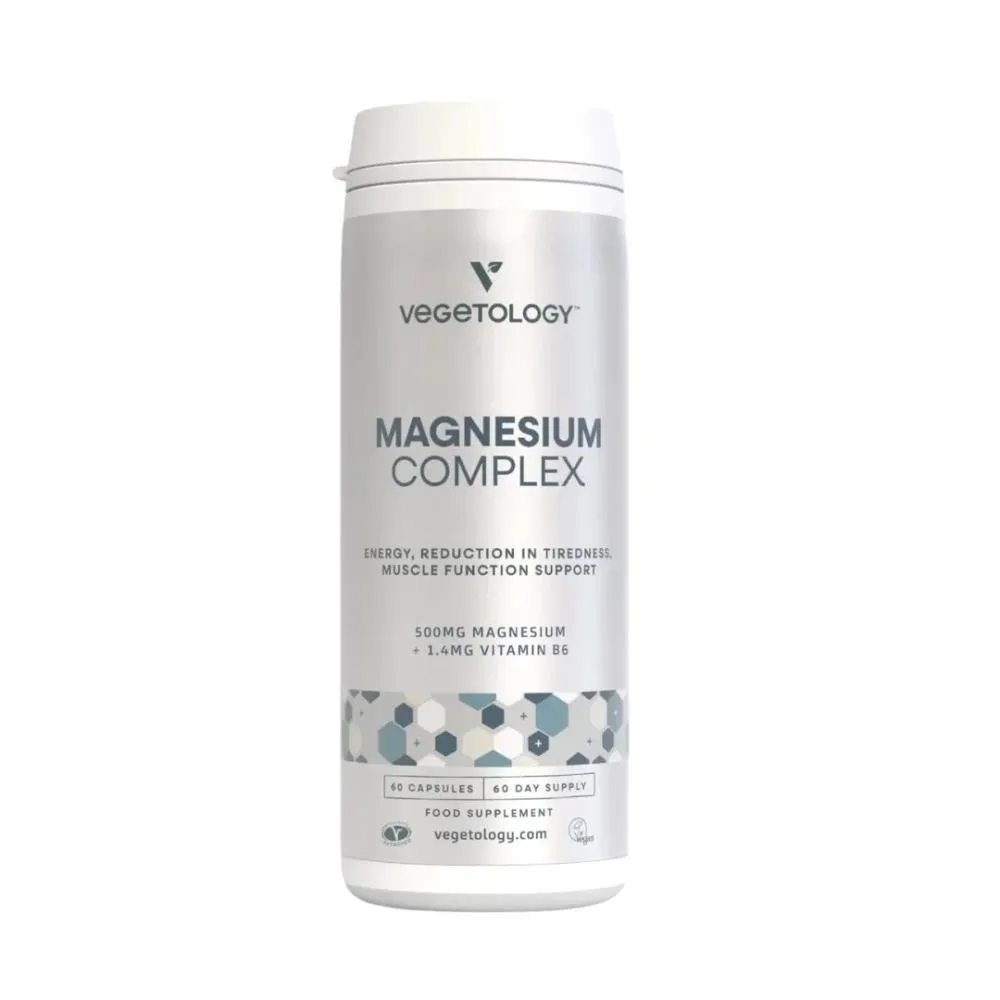 Vegetology Magnesium Complex Vitamin B6, 60 kapsułek