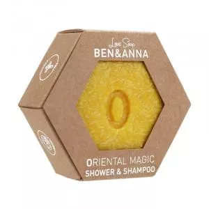 Ben & Anna Odżywczy szampon stały do włosów i ciała 2w1 - Magia Orientu (60 g)
