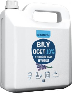 Allnature Ocet biały 10% o zapachu lawendy 5000 ml