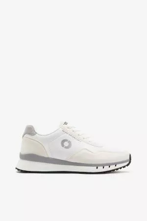 Ecoalf Cervinoalf leather sneakers woman white