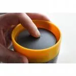 Circular Cup (227 ml) - kremowy/turkusowy - z papierowych kubków jednorazowych