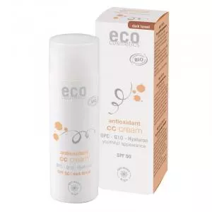 Eco Cosmetics Krem CC SPF 30 BIO - ciemny (50 ml) - kompleksowa pielęgnacja Twojej skóry