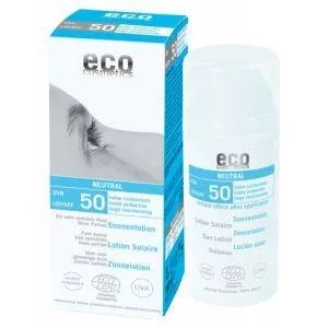 Eco Cosmetics Neutralny filtr przeciwsłoneczny bez zapachu SPF 50 BIO (100ml)