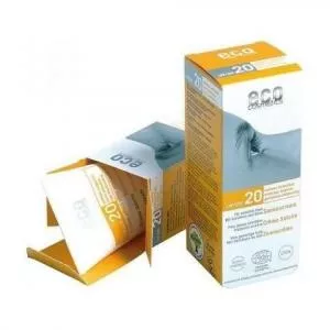 Eco Cosmetics Krem przeciwsłoneczny SPF 20 BIO (75 ml) - 100% naturalny, z filtrami mineralnymi