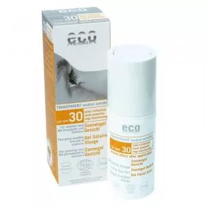 Eco Cosmetics Przeźroczysty żel do twarzy z filtrem przeciwsłonecznym SPF 30 (30 ml)