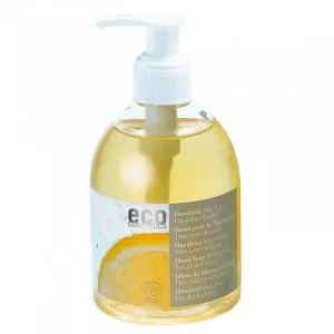 Eco Cosmetics Mydło w płynie o zapachu cytrynowym BIO (300 ml) - 2 w 1: do mycia rąk i ciała