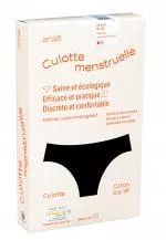 Ecodis Anaé by Majtki menstruacyjne Majtki na obfite miesiączki - czarne S - wykonane z certyfikowanej bawełny organicznej