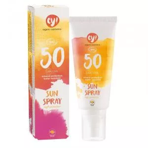 Ey! Krem przeciwsłoneczny w sprayu SPF 50 BIO (100 ml) - 100% naturalny, z pigmentami mineralnymi