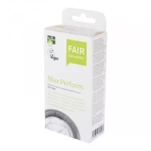Fair Squared Prezerwatywa Max Perform (10 szt.) - wegańska i fair trade