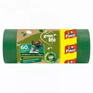 FINO Worki na śmieci Green Life Easy pack 27 μm - 60 l (18 szt.)
