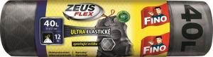 Worki na śmieci z możliwością zwijania Zeus FLEX 32 μm - 40 l (12 szt.)