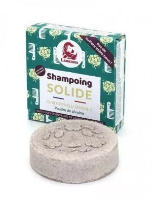 Lamazuna Sztywny szampon przeciwłupieżowy - piwonia (70 g)