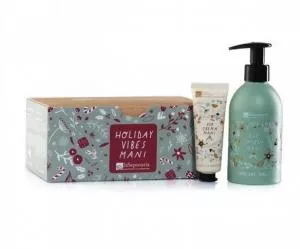 laSaponaria Pakiet prezentowy Holiday Vibes - mydło do rąk i krem do rąk