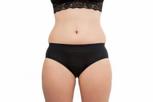 Majtki menstruacyjne Black Bikini - Medium Black - htr. i lekkie miesiączki (S)