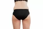 Pinke Welle Majtki menstruacyjne Black Bikini - Medium Black - htr. i lekkie miesiączki (XL)