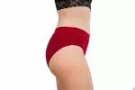 Pinke Welle Majtki menstruacyjne Bikini Red - Medium - 100 dni na wymianę i lekkie miesiączki (S)