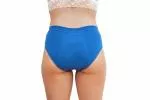 Pinke Welle Majtki menstruacyjne Bikini Blue - Medium - kolor średni. i lekkie miesiączki (XL)