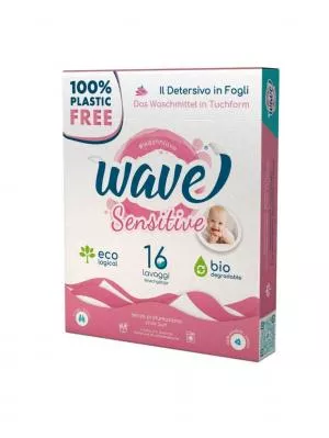 Wave Bezzapachowe paski do prania Sensitive na 16 prań
