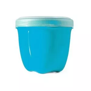 Preserve Pudełko na przekąski (240 ml) - niebieskie - wykonane w 100% z tworzywa sztucznego pochodzącego z recyklingu