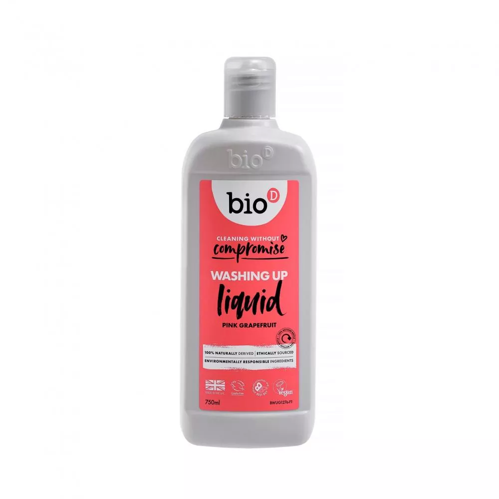 Bio-D Płyn do mycia naczyń o zapachu grejpfruta hipoalergiczny (750 ml)