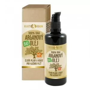 Purity Vision Surowy organiczny olej arganowy 100 ml