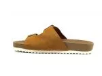 Perky Slide Fivela Baixo Nobuk Camel