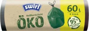 Swirl Torby Eco (8 szt.) - 60 l - 95% materiałów z recyklingu