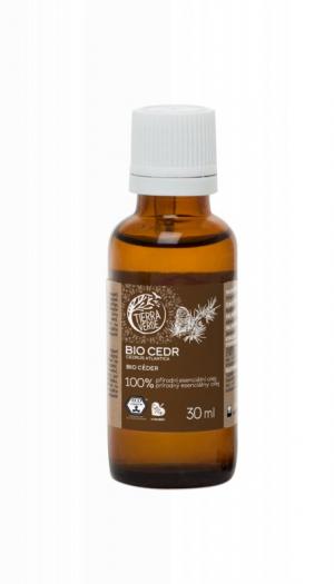 Olejek eteryczny cedrowy BIO (30 ml) - męski i kojący zapach