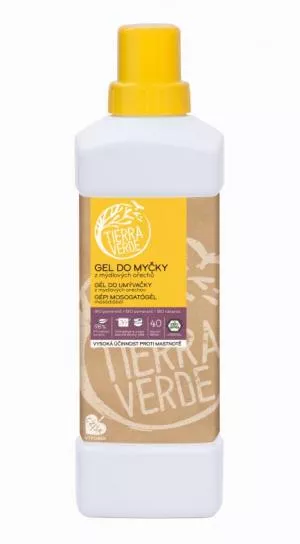 Tierra Verde Żel do mycia naczyń w zmywarce - INNOVACE (1 l) - z orzechów mydlanych w jakości ekologicznej
