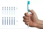 TIO Wymienne główki szczoteczki do zębów (średnie) (2 szt.) - ice blue