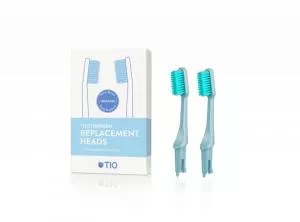 TIO Wymienne główki szczoteczki do zębów (ultra soft) (2 szt.) - ice blue