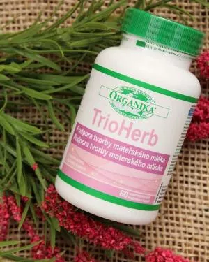 Organika TrioHerb - wsparcie produkcji mleka, laktacji i karmienia piersią, 60 kapsułek