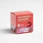 Velvety Argan Oil Bath Bomb - Rosehip Rose - Muffin (45 g)