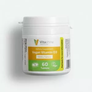 Vegetology Vitashine witamina D3 w tabletkach 1000 iu 60 tabletek