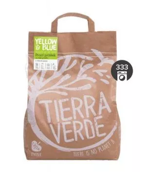 Tierra Verde Proszek do prania białej bielizny i pieluszek - INNOWACJA (worek papierowy 5 kg)