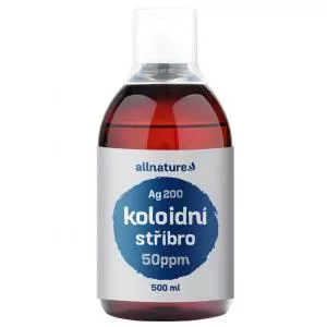 Allnature Srebro koloidalne Ag200 - 50 ppm 500 ml