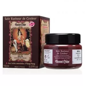 Henné Color Odżywcza maska do włosów 150ml Brązowy
